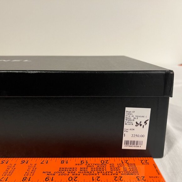 Chanel Three Empty Boxes Bundle Black Small Sunglasses Medium Large Boots - Picture 4 of 16